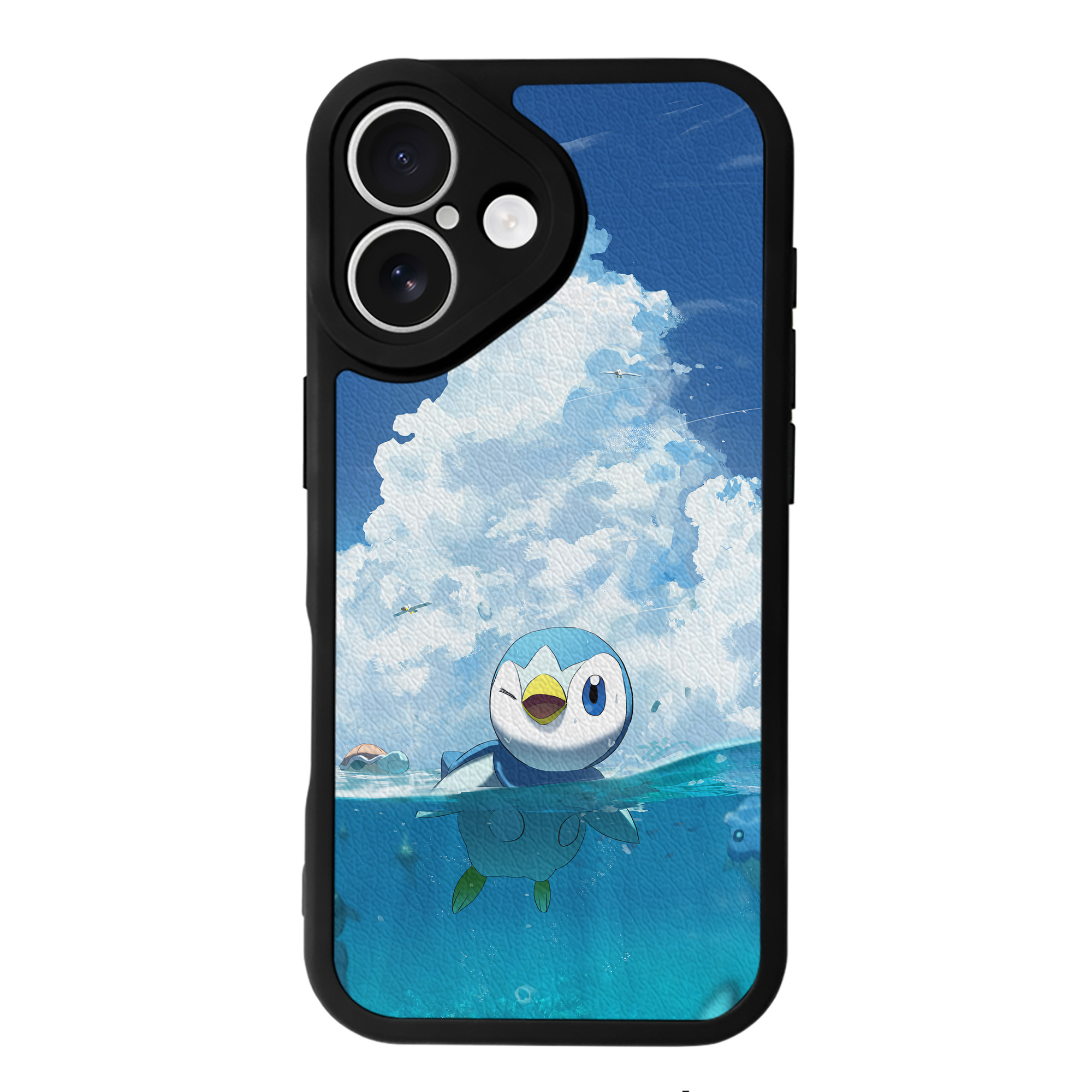 （画像用） ポケットモンスター Pokémon 【iPhone 16シリーズ対応】シリコンスマホケース（レザー調） 材質：シリコン